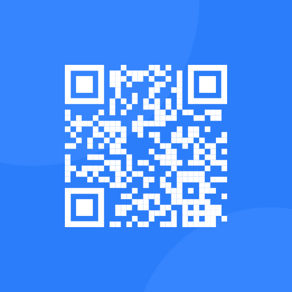 A QR code leading to Frontend Mentor